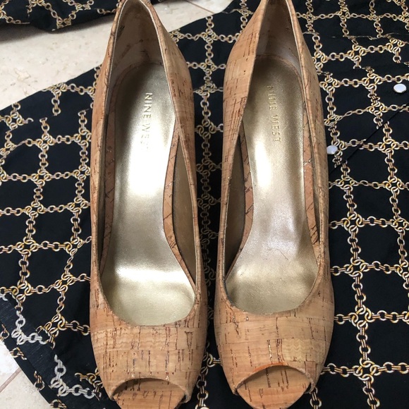 Nine West Shoes - Nine West Kelsey Cork Heel 7.5